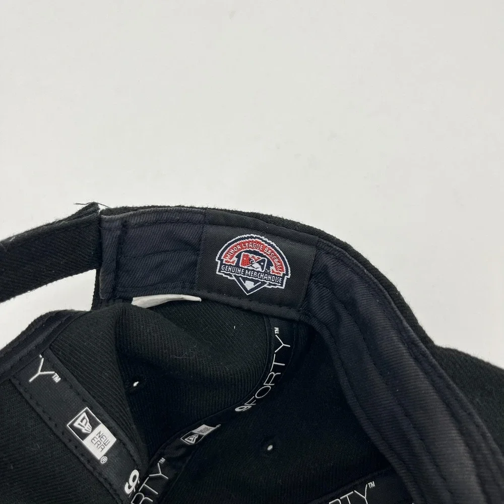 New Era 9FORTY Youth Baseball Hat Black Red RC Logo Adjustable MiLB Cap